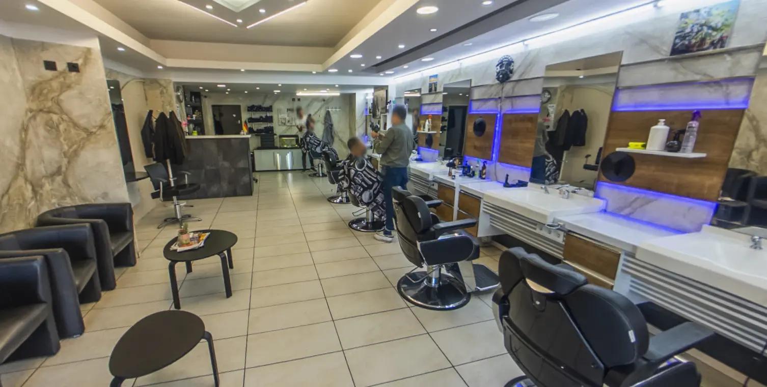 Premium Barbershop Interieur bei Delbrin Friseur in Bremen-Vegesack